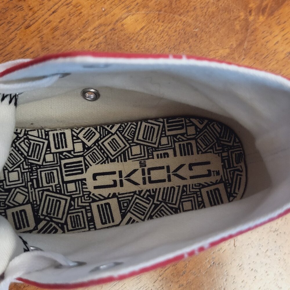 Skicks ~ Sz Women's 6M~ U of L Cardinal ~ High Top Sneakers ~Excellent Condition - Picture 8 of 9